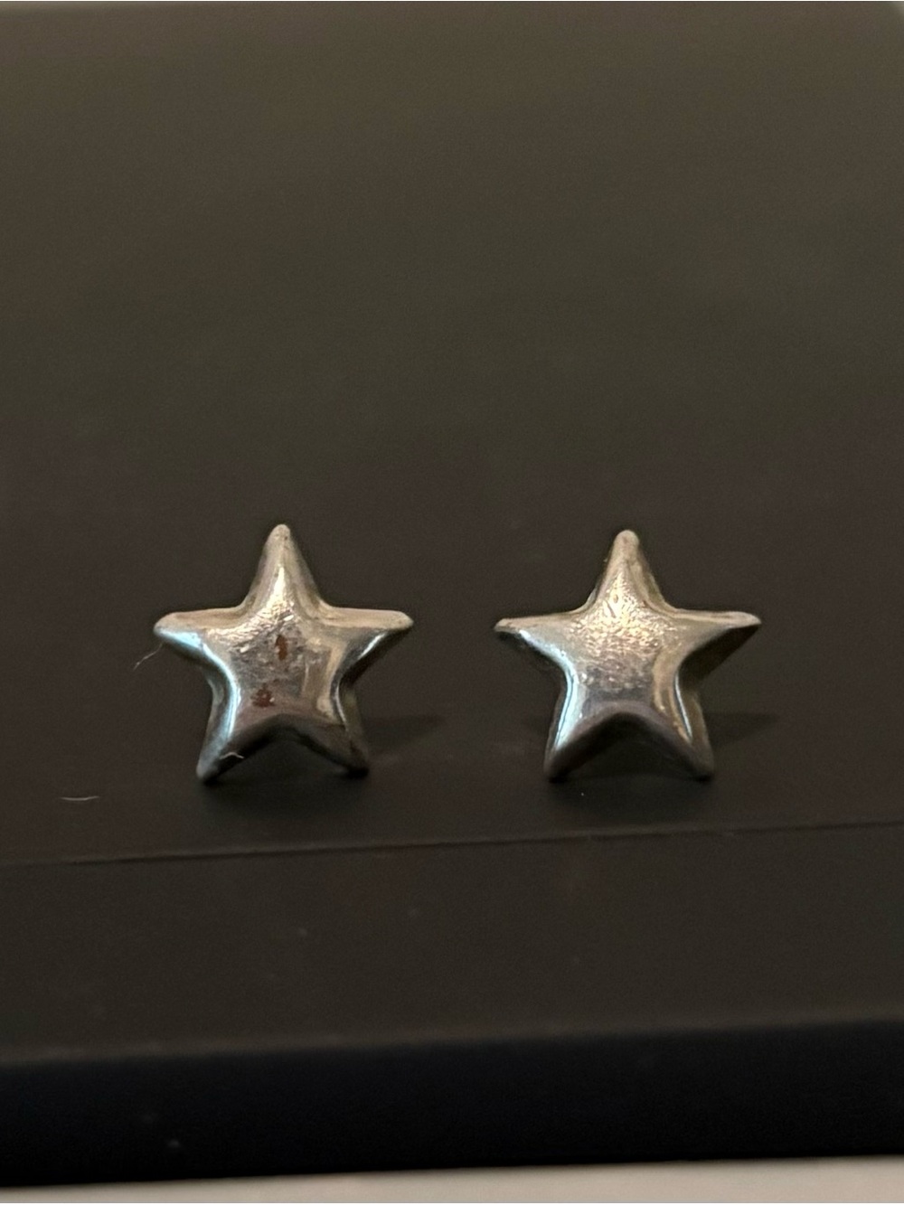 Silver Star Stud Earrings